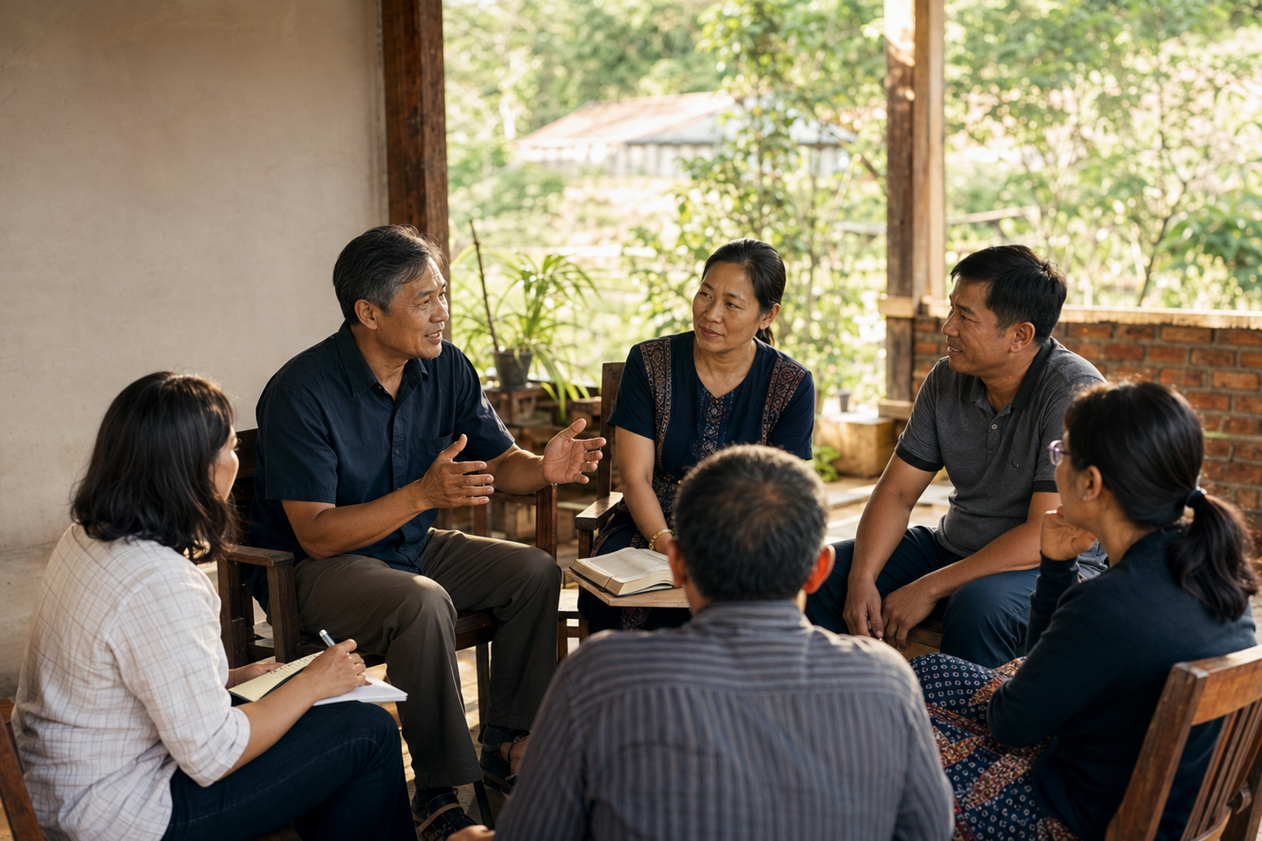 Christian leaders gathered for community training and fellowship